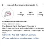 Das Profil unseres Ladens auf Instagram